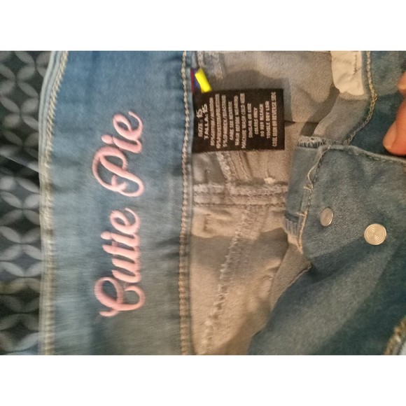 CUTIE PIE JEANS COLOR BLUE  SIZE (15) STRETCH - Picture 4 of 6